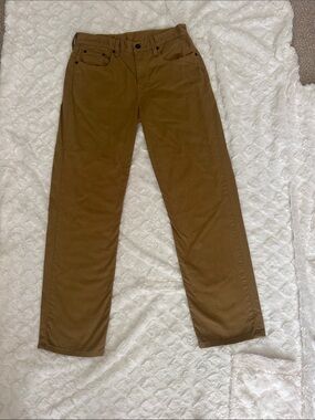 LEVI Casual Jean Pants in Caramel Brown W27 L30